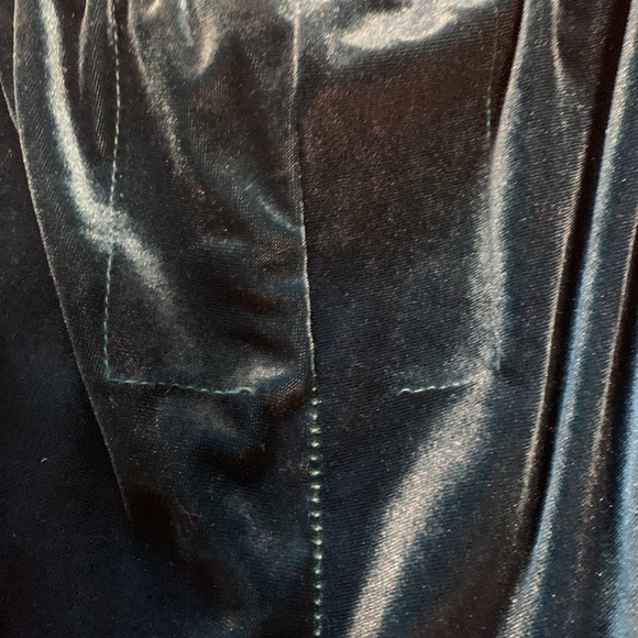 *SOLD* Aviator Nation Velvet Sweatpants Teal L - Picture 7 of 8